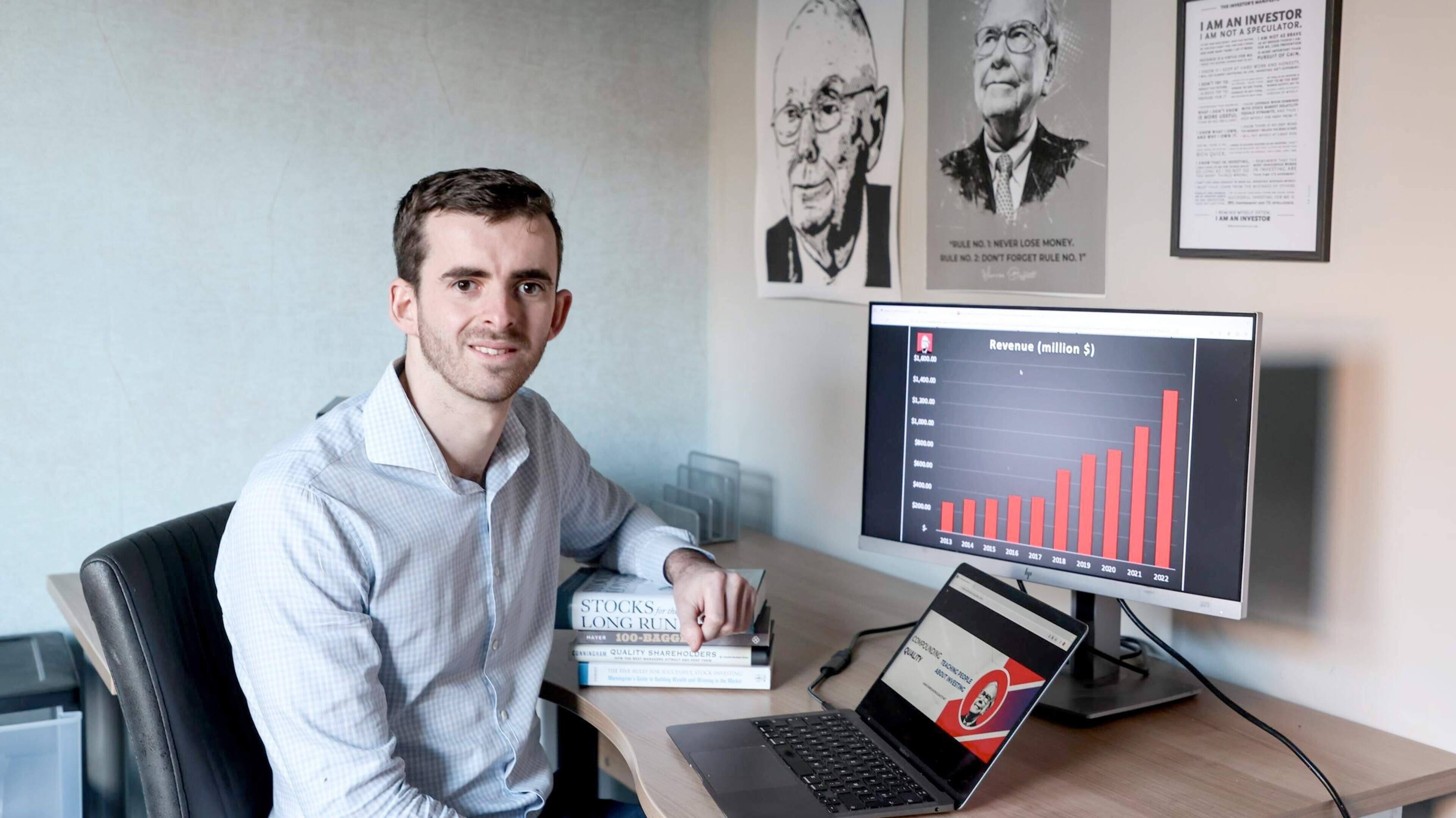 Ooit vermomd als Warren Buffett heeft Pieter Slegers een grote schare aanhangers: ’Vertrouwen dat beleggers kwaliteit weer gaan omarmen’